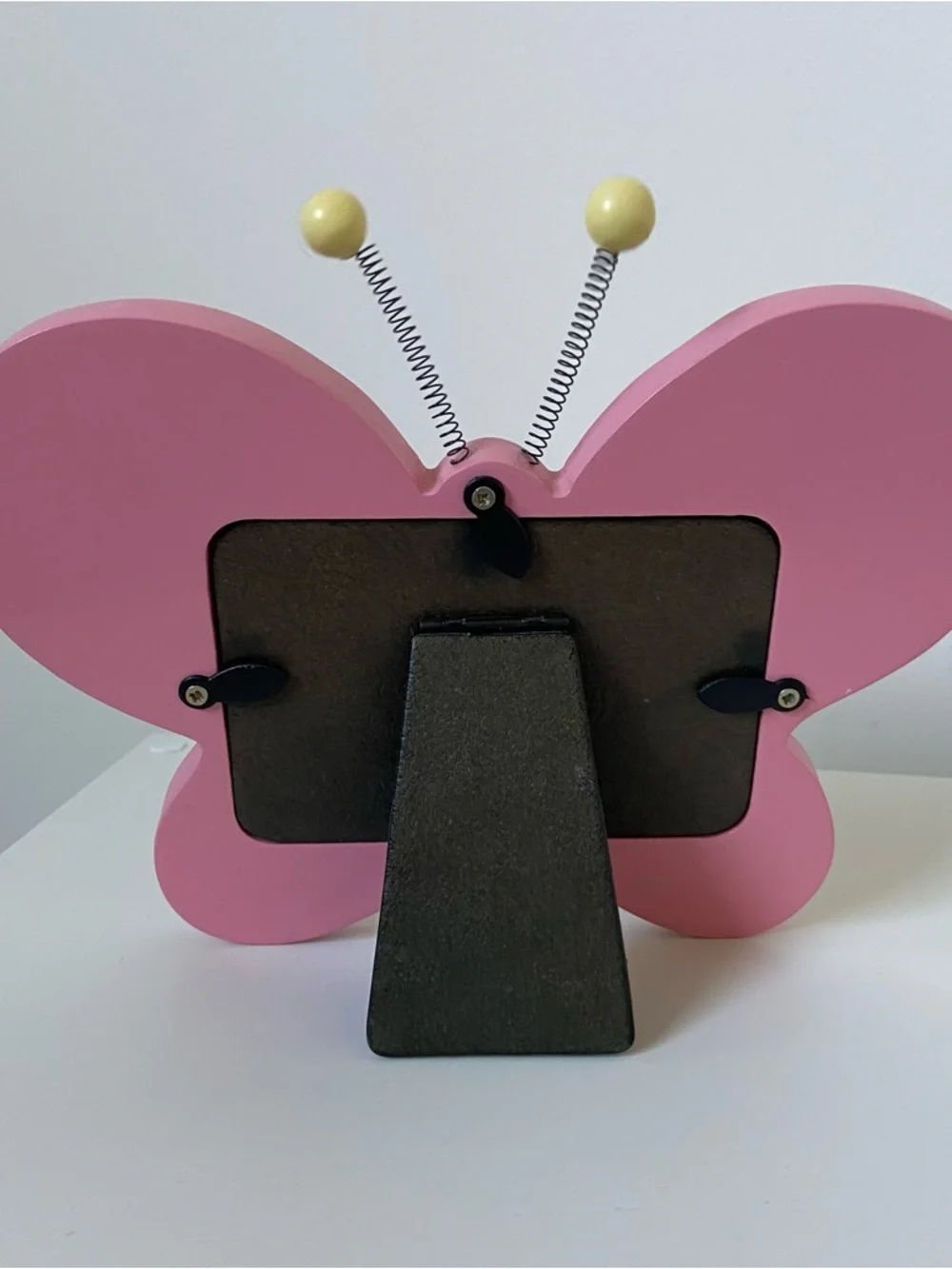 Pink Butterfly Photo Frame | Cute Spring Decor | Nursery & Desk Accent